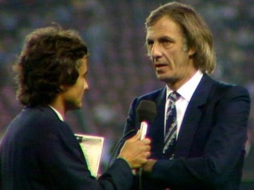 Menotti, entrevistat al Camp Nou el 1983
